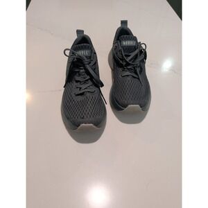 NOBULL Men's Blue Mesh Lace-Up Low-Top Athletic Sneakers for Gym & Training